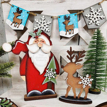 Load image into Gallery viewer, Christmas Eve Decor Set Tiered Tray Display SVG File | Laser Cut File | Santa SVG | Reindeer SVG | Christmas Eve svg | Santa