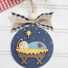 Load image into Gallery viewer, Gnome for Christmas Pop-Out Christmas Ornament SVG File | Laser Cut File | Christmas Ornament SVG | DIY Ornament Bar svg