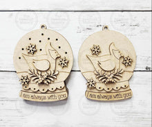 Load image into Gallery viewer, Cardinal Memorial Keepsake Lighted Snow Globe Ornament SVG File | Laser Cut File | Fairy Light Ornament svg | Ornament SVG | Cardinal svg