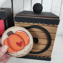 Load image into Gallery viewer, Interchangeable Display Box Votive Cube SVG | Display Box SVG | Laser Cut File | Seasonal Interchangeable Signs | Votive Cube | Office Decor