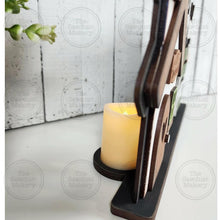 Load image into Gallery viewer, Family Home Decor Set SVG File | Laser Cut File | Home SVG Home Sweet Home Laser File | Farmhouse SVG | Home Votive Holder svg