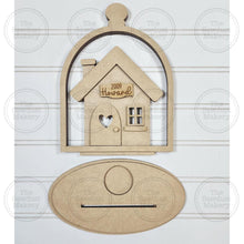 Load image into Gallery viewer, Home Cloche Votive Holder Shelf Sitter SVG File | Laser Cut File | Family SVG | Home laser File | Votive Holder | Farmhouse Family SVG