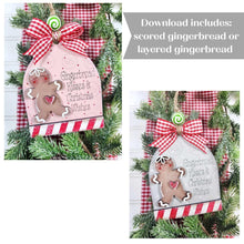 Load image into Gallery viewer, Gingerbread Arch Christmas Ornament SVG File | Laser Cut File | Christmas Ornament SVG | Ornament SVG | Gingerbread Ornament svg