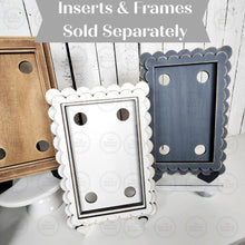 Load image into Gallery viewer, Cottage Cabinet Interchangeable Sign Frame Bundle SVG | Home Decor SVG | Laser Cut File | Interchangeable Shelf Sitter SVG