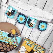 Load image into Gallery viewer, Honey Bee SVG File | Bee Mini Tray Decor Set SVG | Laser Cut File | Glowforge | Bee SVG File | Honey Bee| Daisy | Honey Bee