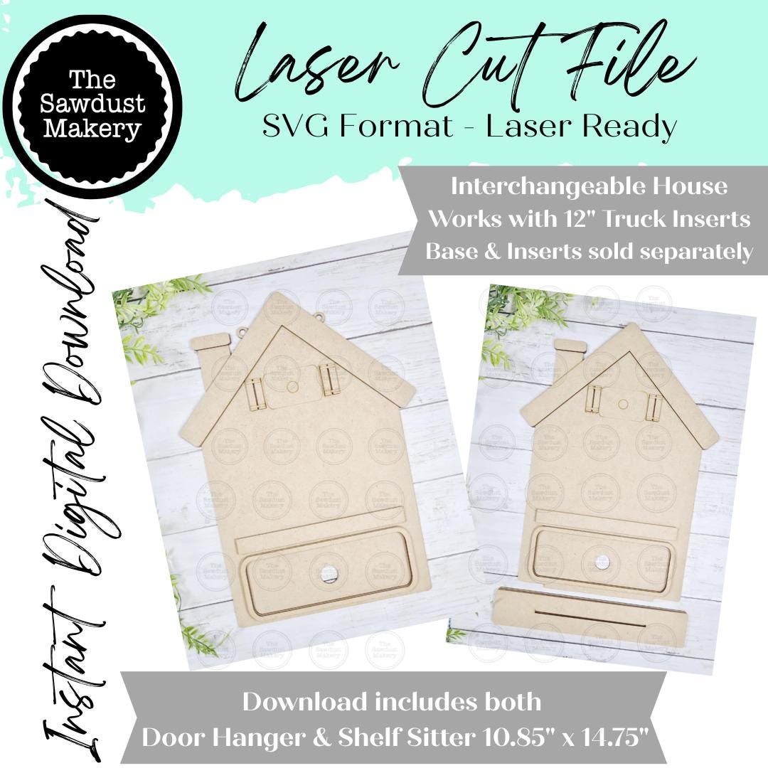 Interchangeable House for Seasonal Truck Inserts SVG | Interchangeable ...