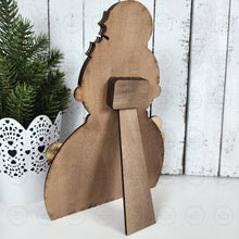 Load image into Gallery viewer, Mrs. Claus Shelf Sitter Laser Cut File | Christmas SVG Decor (Digital Download)