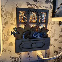 Load image into Gallery viewer, Cottage Cabinet Interchangeable Night Light Drawer SVG | Home Decor SVG | Laser Cut File | Interchangeable Drawer | Interchangeable Flex