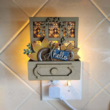 Load image into Gallery viewer, Cottage Cabinet Interchangeable Night Light Drawer SVG | Home Decor SVG | Laser Cut File | Interchangeable Drawer | Interchangeable Flex