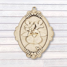 Load image into Gallery viewer, Reindeer Frame Christmas Ornament Laser Cut File | Santa Claus SVG (Digital Download)
