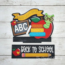 Load image into Gallery viewer, Add-on for Interchangeable Farmhouse Truck SVG | 12" and 24" Truck SVG | Back to School Truck | Book Worm | Truck Interchangeable SVG