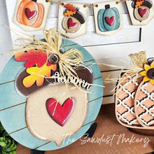 Load image into Gallery viewer, Fall Harvest Pumpkin Decor Set Tiered Tray Display SVG File | Laser Cut File | Pumpkin | Pumpkins | Fall SVG