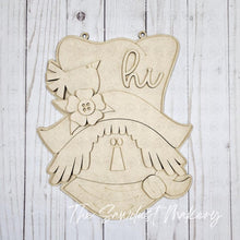Load image into Gallery viewer, Scarecrow Door Hanger SVG File | Laser Cut, Glowforge (Digital Download)