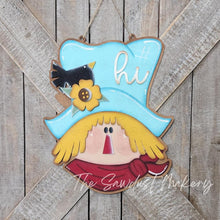 Load image into Gallery viewer, Scarecrow Door Hanger SVG File | Laser Cut, Glowforge (Digital Download)