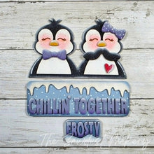 Load image into Gallery viewer, Add-on for Interchangeable Farmhouse Truck SVG | 12" and 24" Truck SVG | Chillin' Together Penguin Truck | Winter Truck Interchangeable SVG