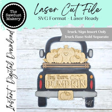 Load image into Gallery viewer, Add-on for Interchangeable Farmhouse Truck SVG | 12" and 24" Truck SVG | Hey There Pumpkin Truck | Fall Interchangeable Digital File