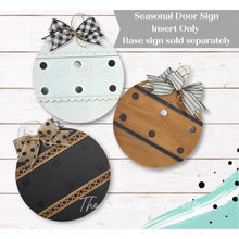 Load image into Gallery viewer, Add-on File for Interchangeable Round Door Hanger | Hello Fall Insert | Laser Cut File (Digital Download)