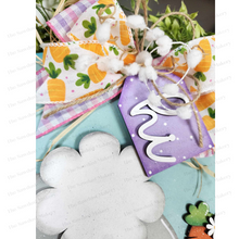 Load image into Gallery viewer, Bunny Butt Easter Door hanger SVG Laser File | Easter Laser Cut File | Laser Cut SVG | Easter Door Hanger | Easter svg