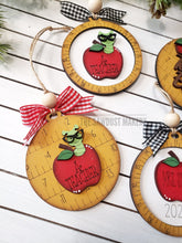 Load image into Gallery viewer, Teacher Christmas Ornament SVG File | Laser Cut File | Christmas Tree | Ornament | Christmas svg |Personalized Ornament | Teacher Ornament