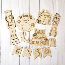 Load image into Gallery viewer, Nutcracker Tiered Tray SVG File | Laser Cut File | Christmas SVG | Reindeer | Ballet | Mouse | Nutcracker SVG | Sugar Plum Fairies