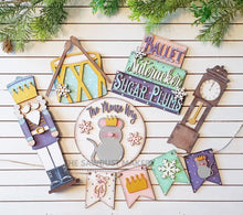 Load image into Gallery viewer, Nutcracker Tiered Tray SVG File | Laser Cut File | Christmas SVG | Reindeer | Ballet | Mouse | Nutcracker SVG | Sugar Plum Fairies