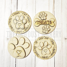 Load image into Gallery viewer, Dog Treat Bundle Candy Jar | Mason Jar Lid | Cookie Jar lid | Interchangeable Frame SVG File | Laser Cut File | Interchangeable Frame