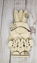 Load image into Gallery viewer, Easter Bunny Gnome SVG File | Lucky | Laser Cut File | Glowforge | Easter Bunny Gnome SVG File | SVG | Gnome | Gnome Shelf Sitter | Bunnies