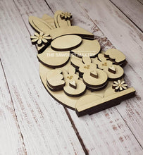 Load image into Gallery viewer, Easter Bunny Gnome SVG File | Lucky | Laser Cut File | Glowforge | Easter Bunny Gnome SVG File | SVG | Gnome | Gnome Shelf Sitter | Bunnies