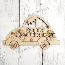 Load image into Gallery viewer, Add-on for Interchangeable Car Svg | Interchangeable Car SVG | Summer Vibes Interchangeable car | Flip Flops | Summer Interchangeable SVG