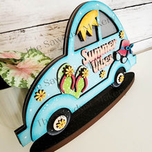 Load image into Gallery viewer, Add-on for Interchangeable Car Svg | Interchangeable Car SVG | Summer Vibes Interchangeable car | Flip Flops | Summer Interchangeable SVG