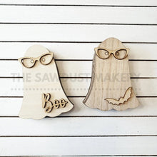 Load image into Gallery viewer, Ghost Shelf Sitter SVG File | Laser Cut File | Standing Ghost SVG File | Shelf Sitter | Halloween Boo SVG | Chunky Ghost