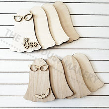 Load image into Gallery viewer, Ghost Shelf Sitter SVG File | Laser Cut File | Standing Ghost SVG File | Shelf Sitter | Halloween Boo SVG | Chunky Ghost