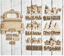 Load image into Gallery viewer, Truck Ornament Starter Bundle SVG File | Laser Cut File | Christmas Ornament Kit | Ornament SVG | Christmas SVG | Christmas Truck Ornament