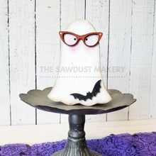 Load image into Gallery viewer, Ghost Shelf Sitter SVG File | Laser Cut File | Standing Ghost SVG File | Shelf Sitter | Halloween Boo SVG | Chunky Ghost
