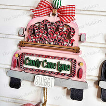 Load image into Gallery viewer, Winter Truck Ornament Bundle SVG File | Laser Cut File | Christmas Ornament Kit | Ornament SVG | Christmas SVG | Christmas Truck Ornament