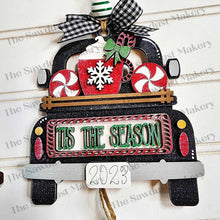 Load image into Gallery viewer, Winter Truck Ornament Bundle SVG File | Laser Cut File | Christmas Ornament Kit | Ornament SVG | Christmas SVG | Christmas Truck Ornament