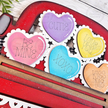 Load image into Gallery viewer, Add-on for Interchangeable Farmhouse Truck SVG | 12" and 24" Truck SVG | Candy Hearts Valentine Truck | Love | Valentine Interchangeable SVG

