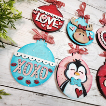 Load image into Gallery viewer, Valentine Tag Ornament Gift Card Holder Laser Cut SVG File | Gift Basket Tag | Laser SVG File | Gift Card Holder | Ornament Gift
