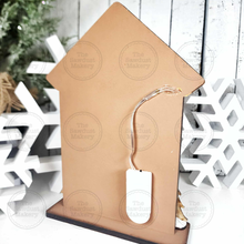 Load image into Gallery viewer, Gingerbread House Countdown to Christmas Shelf Sitter SVG File | Laser Cut File | Gingerbread SVG | Christmas laser cut File
