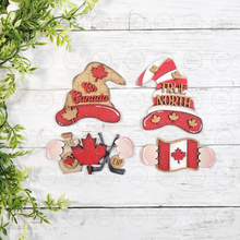 Load image into Gallery viewer, Add-on Interchangeable Gnome SVG File | Canada Gnome Add - on | Laser Cut File | Canada SVG File | Gnome Shelf Sitter (Digital Download)
