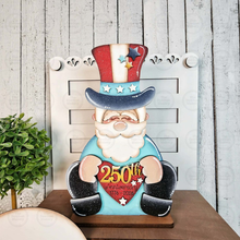 Load image into Gallery viewer, Standing 250th Anniversary America Bundle SVG File | Laser Cut File | USA | America | 4th of July SVG | Patriotic | Uncle Sam

