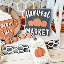 Load image into Gallery viewer, Fall Harvest SVG File | Laser Cut File | Glowforge | USA | Pumpkin Spice | Hello Fall | Harvest Market | Pumpkin Truck | Fall SVG

