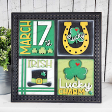 Load image into Gallery viewer, Irish St Patrick&#39;s Sign Laser Cut File | Laser Cut File | Interchangeable Frame | St. Patrick&#39;s Sign Inserts | Lucky SVG | Irish Sign Bundle
