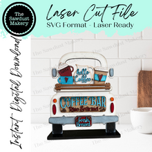 Load image into Gallery viewer, Add-on for Interchangeable Farmhouse Truck SVG | 12&quot; and 24&quot; Truck SVG | Coffee Truck | Coffee Bar Truck | Interchangeable SVG
