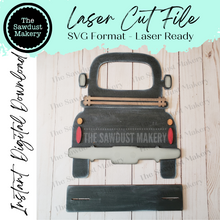 Load image into Gallery viewer, Farmhouse Truck SVG  | Interchangeable Farmhouse Truck Starter | 12&quot; and 24&quot; Truck SVG | Laser Cut File | Interchangeable Truck SVG
