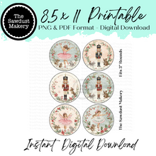 Load image into Gallery viewer, Nutcracker Vol 1  3&quot; Round Printable
