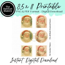 Load image into Gallery viewer, Santa Trio Bundle Printable
