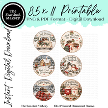 Load image into Gallery viewer, First Christmas Together New Home 3" Round Printables
