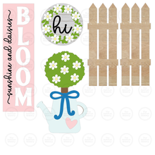 Load image into Gallery viewer, Barn Door Insert Add-on |  Sunshine &amp; Daisies Barn Door Insert | Seasonal Interchangeable Bundle | SVG Laser Cut File | Barn Door Farmhouse Decor
