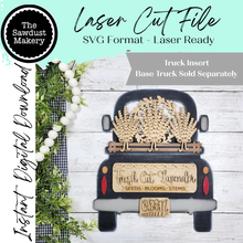 Load image into Gallery viewer, Add-on for Interchangeable Farmhouse Truck SVG | 12" and 24" Truck SVG | Lavender Truck | Lavender Truck Interchangeable SVG
